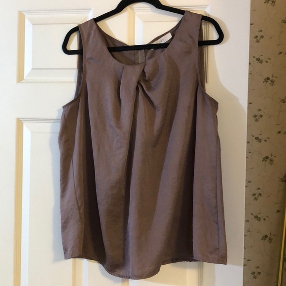 Chocolate brown layering tank